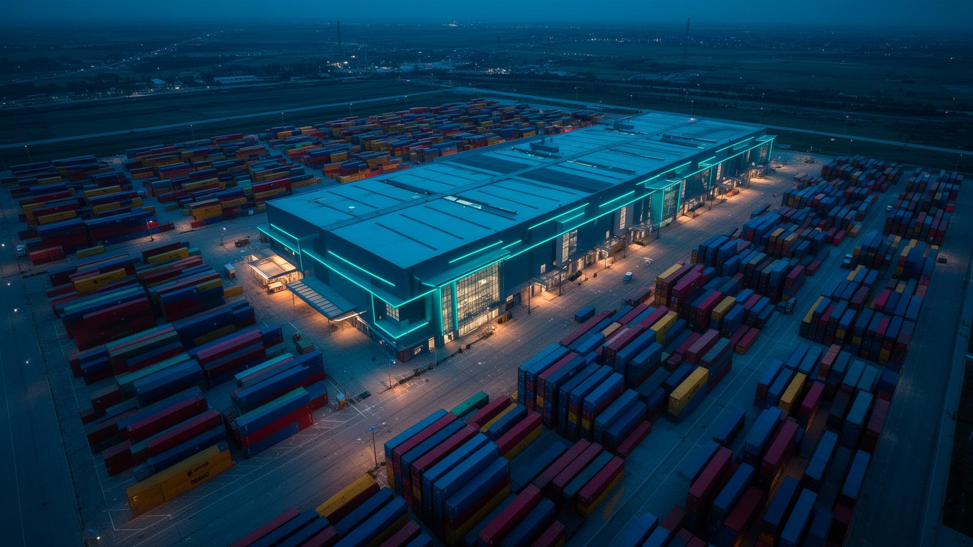 Hub — Rotterdam at blue hour